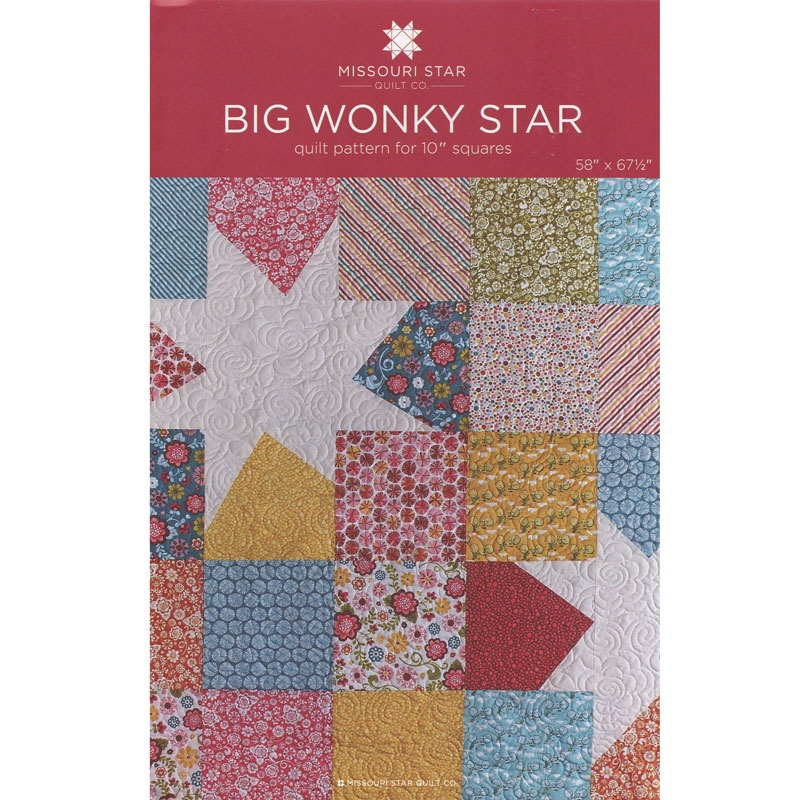 Big Wonky Star Quilt Pattern SKU PAT869 Missouri Star Quilt Co Wholesale