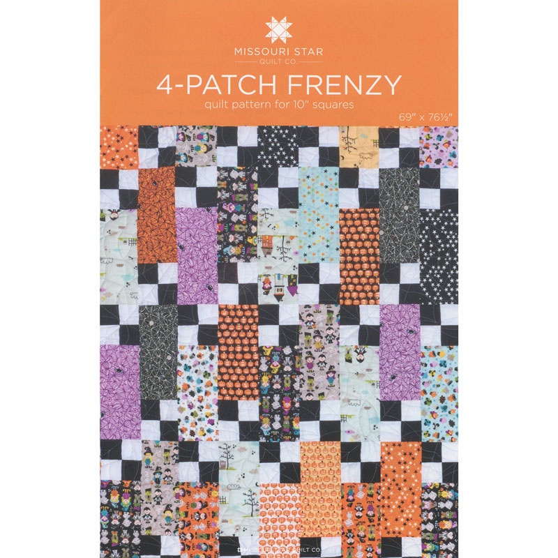 4 Patch Frenzy Quilt Pattern SKU PAT1053 Missouri Star Quilt Co Wholesale