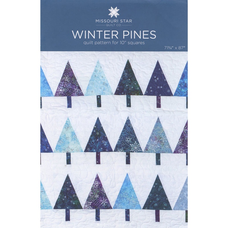 Winter Pines Quilt Pattern SKU PAT1052 Missouri Star Quilt Co Wholesale