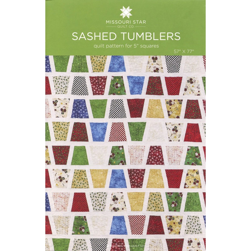 Sashed Tumblers Quilt Pattern By MSQC SKU PAT1292 Missouri Star Quilt Co Wholesale