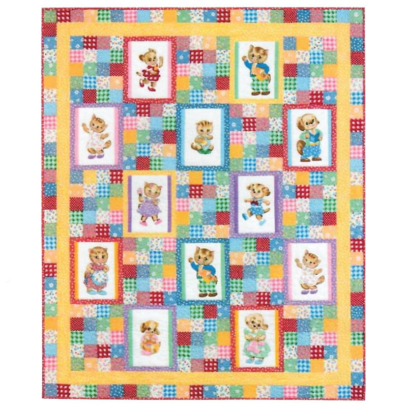 Cuddly Quilt Kit by Darlene Zimmerman for Robert Kaufman SKU KIT1433
