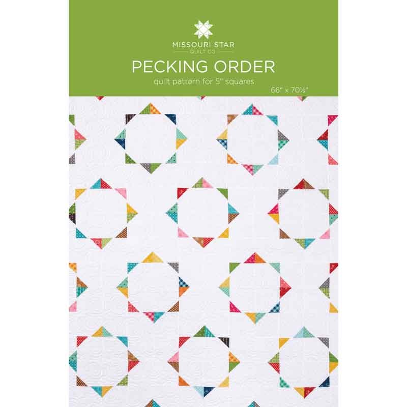 Pecking Order Quilt Pattern By MSQC Missouri Star Quilt Co Wholesale