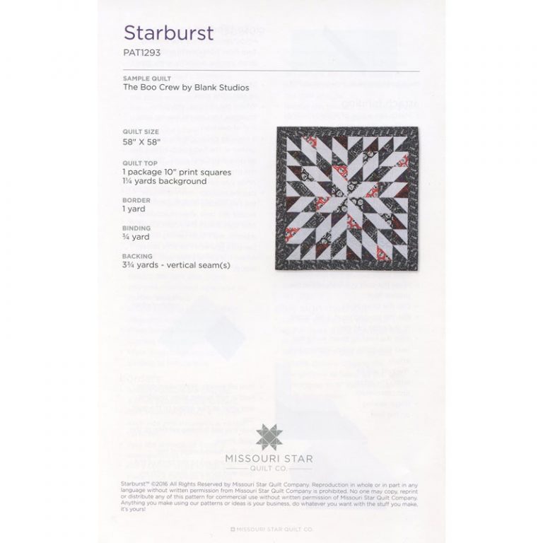 Starburst Quilt Pattern by Missouri Star Missouri Star Quilt Co