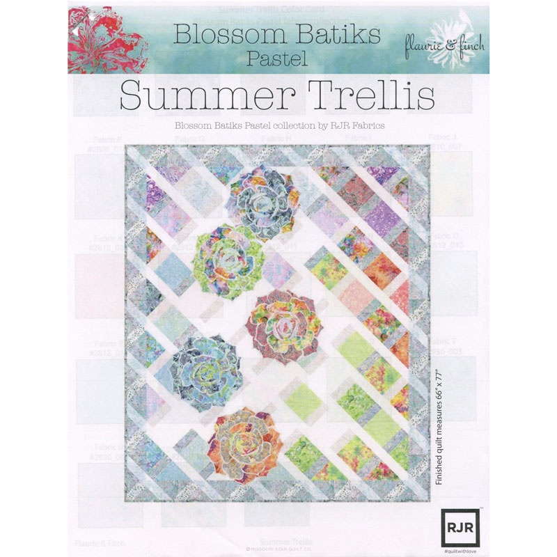 Summer Trellis Quilt Kit SKU: KIT1565 - Missouri Star Quilt Co. Wholesale