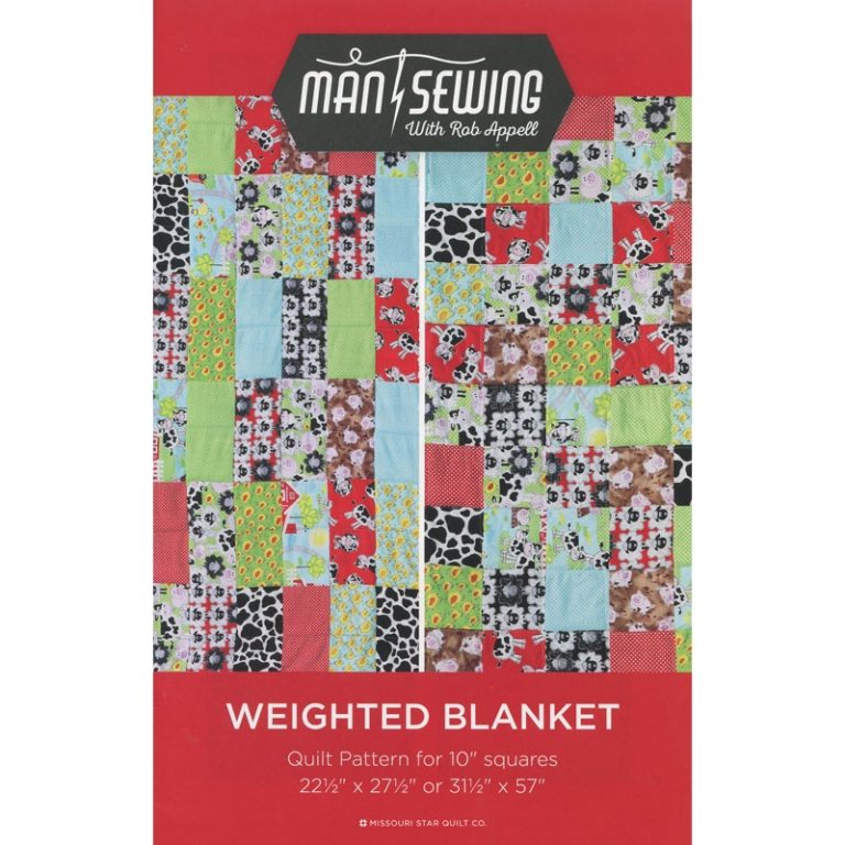 Man Sewing Weighted Blanket Pattern Missouri Star Quilt Co. Wholesale