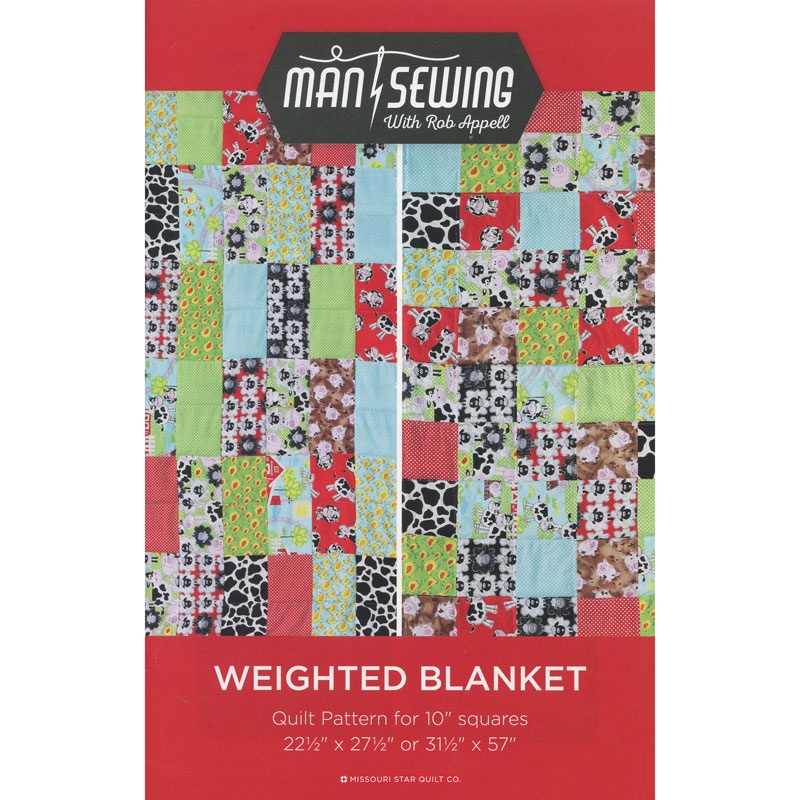 Man Sewing Weighted Blanket Pattern - Missouri Star Quilt Co. Wholesale