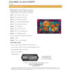 Man Sewing Stained Glass Poppy Pattern