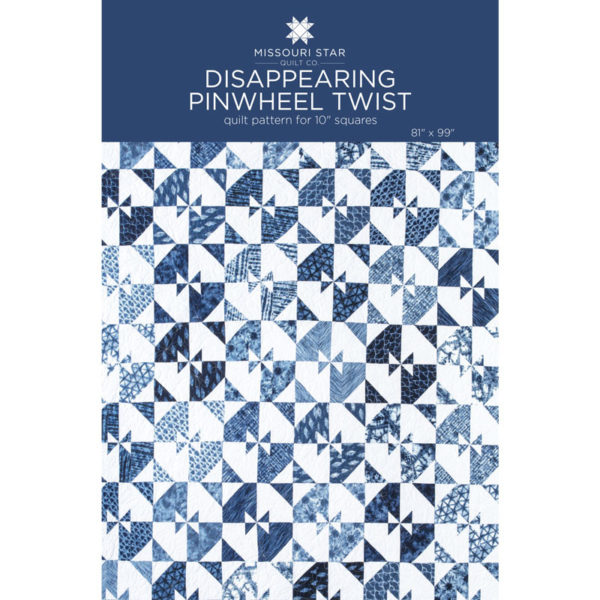 Disappearing Pinwheel Twist Pattern by MSQC