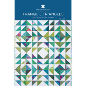 Tranquil Triangles Quilt Pattern by MSQC