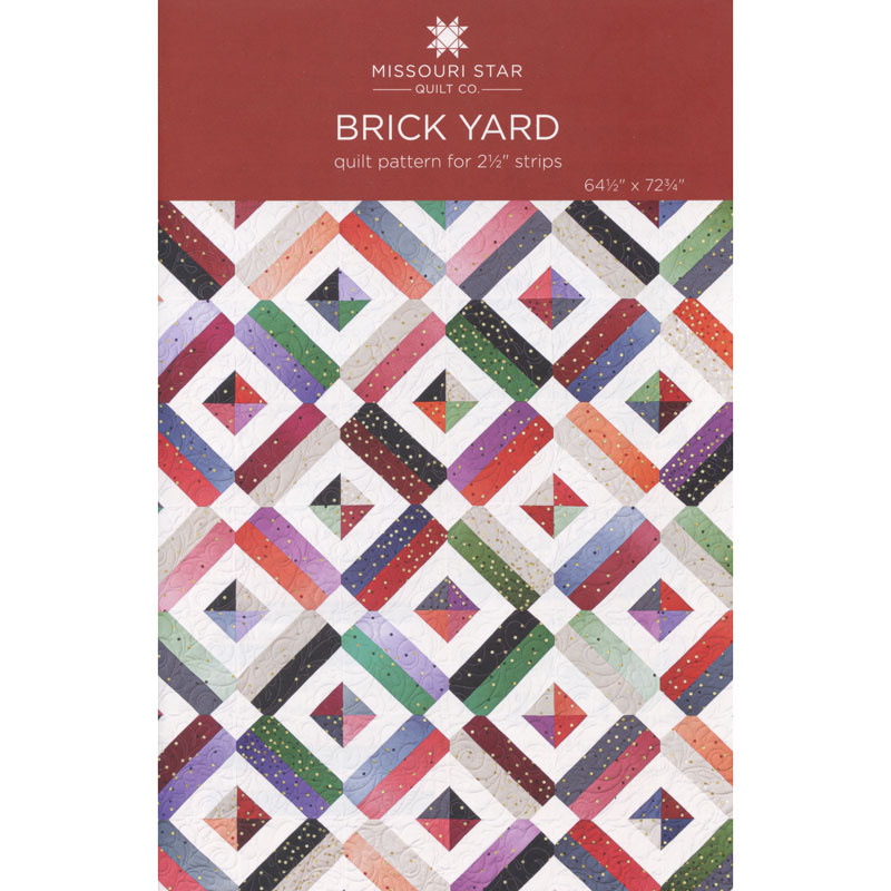 Missouri Star Quilt Co. Brick Yard Quilt Pattern Using Strips-From